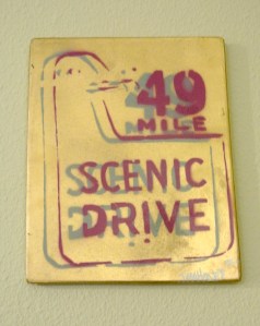 scenic drive wall art