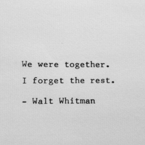 Walt Whitman quote