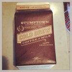 stumptown iced coffee w/&nbsp;milk