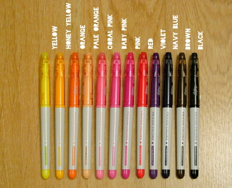 frixion markers