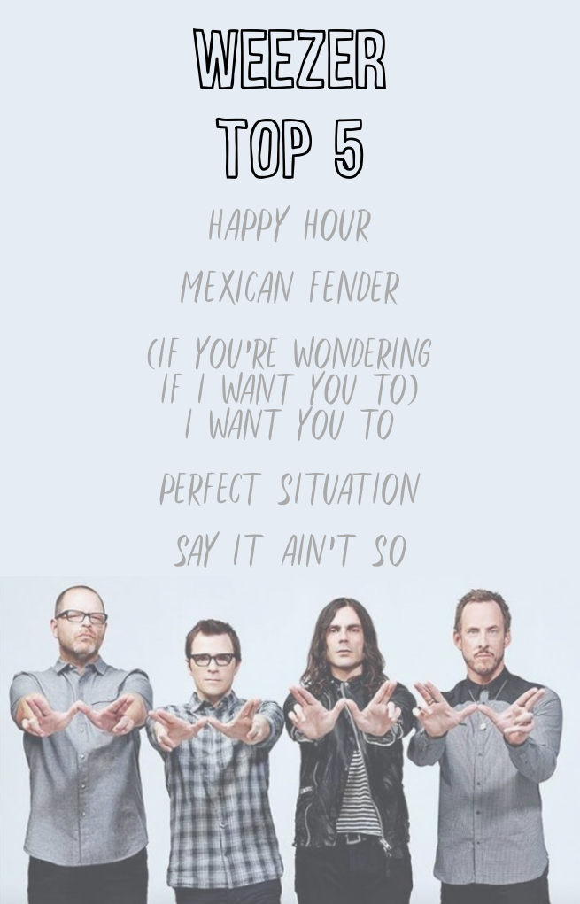 weezer top5